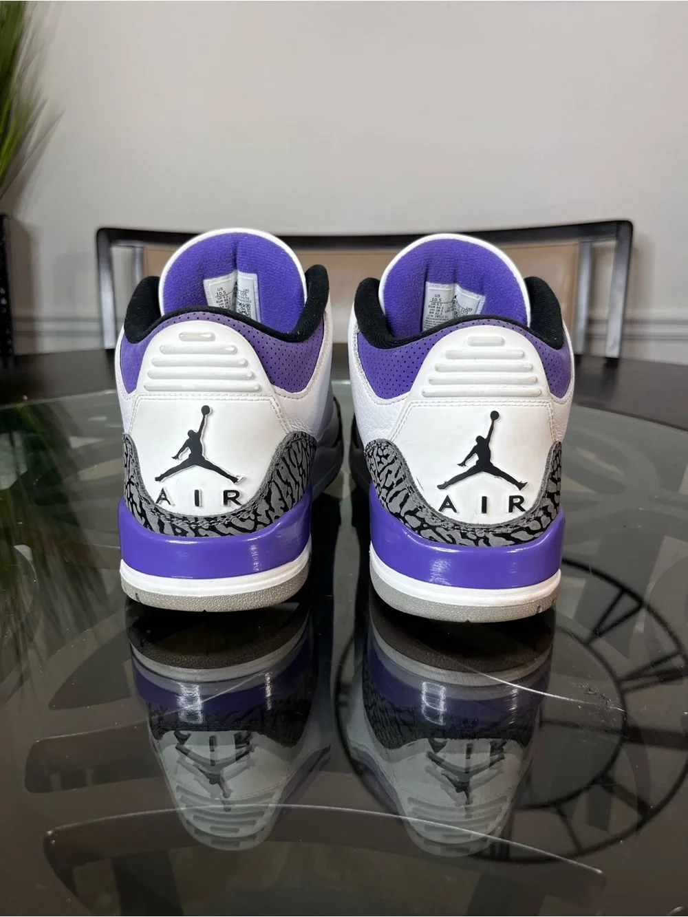 Nike Air Jordan 3 Retro Mid Dark Iris Mens Sz 10.5